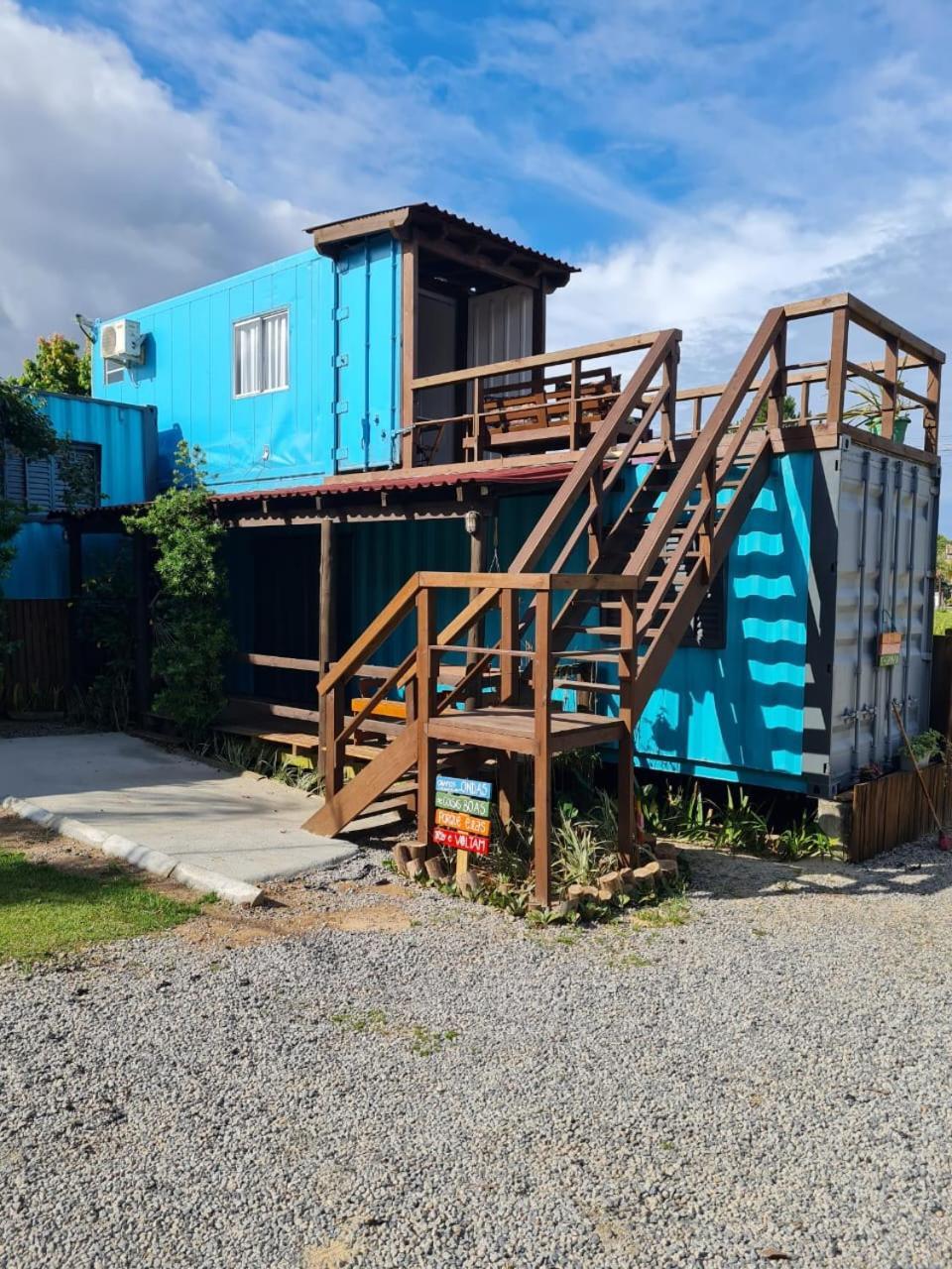 Hindu Box Containers E Cabanas Praia do Rosa Exterior foto